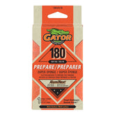 Gator 736501220 Sanding Sponge, 5 in L, 3 in W, 180 Grit, Aluminum Oxide Abrasive